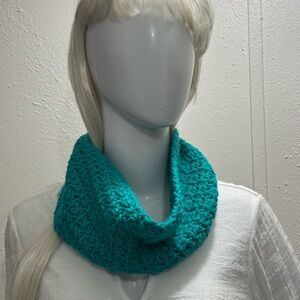 Teal Knit Scarf